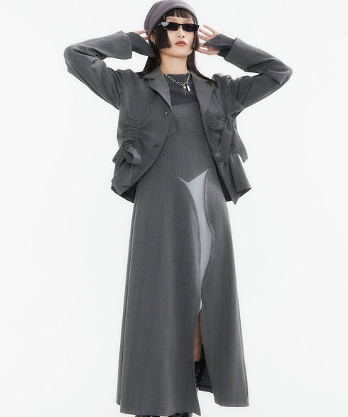 Layered Slit Dress